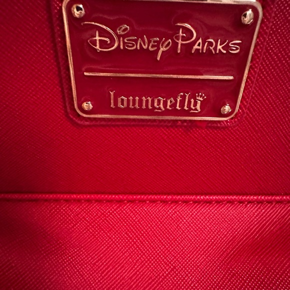 Loungefly Minnie Mouse Red Sequined Bow Backpack - Picture 8 of 10